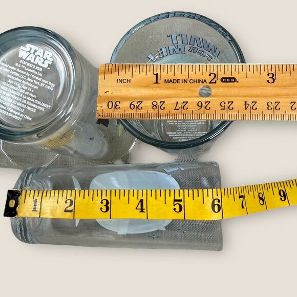 Star Wars Mandalorian Baby Yoda Set of 4 Glassware Tumbler 10 oz. 6" Tall 295 ml - Picture 7 of 7